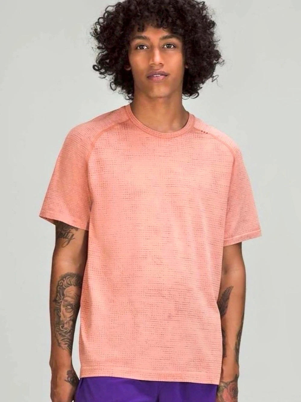 Lululemon /// Men’s Metal Vent Tech Short Sleeve Shirt 2.0 Disrupted Grid - Size